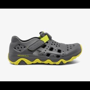 MERREL HYDRO CANYON GREY/LIME BOY SANDALS